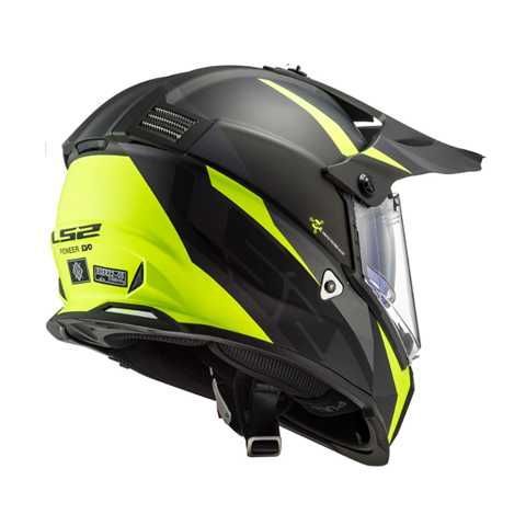 Casco Ls Doble Proposito Mx Pioneer Evo Router Hi Vis Yellow S