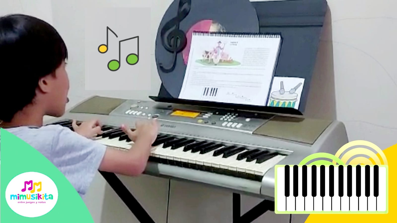 Curso de piano desde infantil