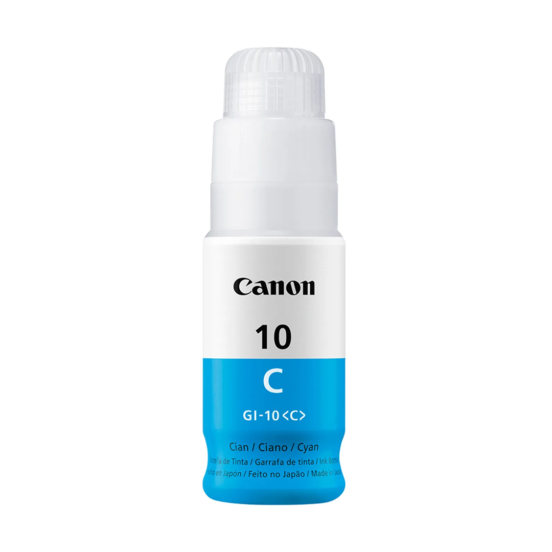 BOTELLA CANON GI10C CYAN GM2010 G6010 7700 PAG GI10C