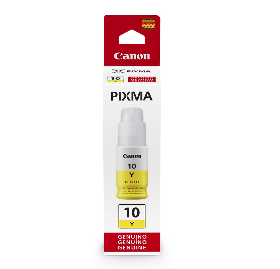 BOTELLA CANON GI10Y AMARILLO GM2010 G6010 7700 PAG GI10Y