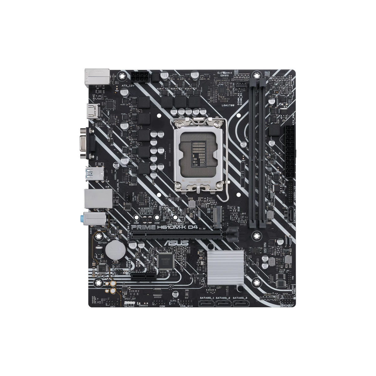 MAINBOARD ASUS PRIME H610M K D4 LGA1700 DDR4