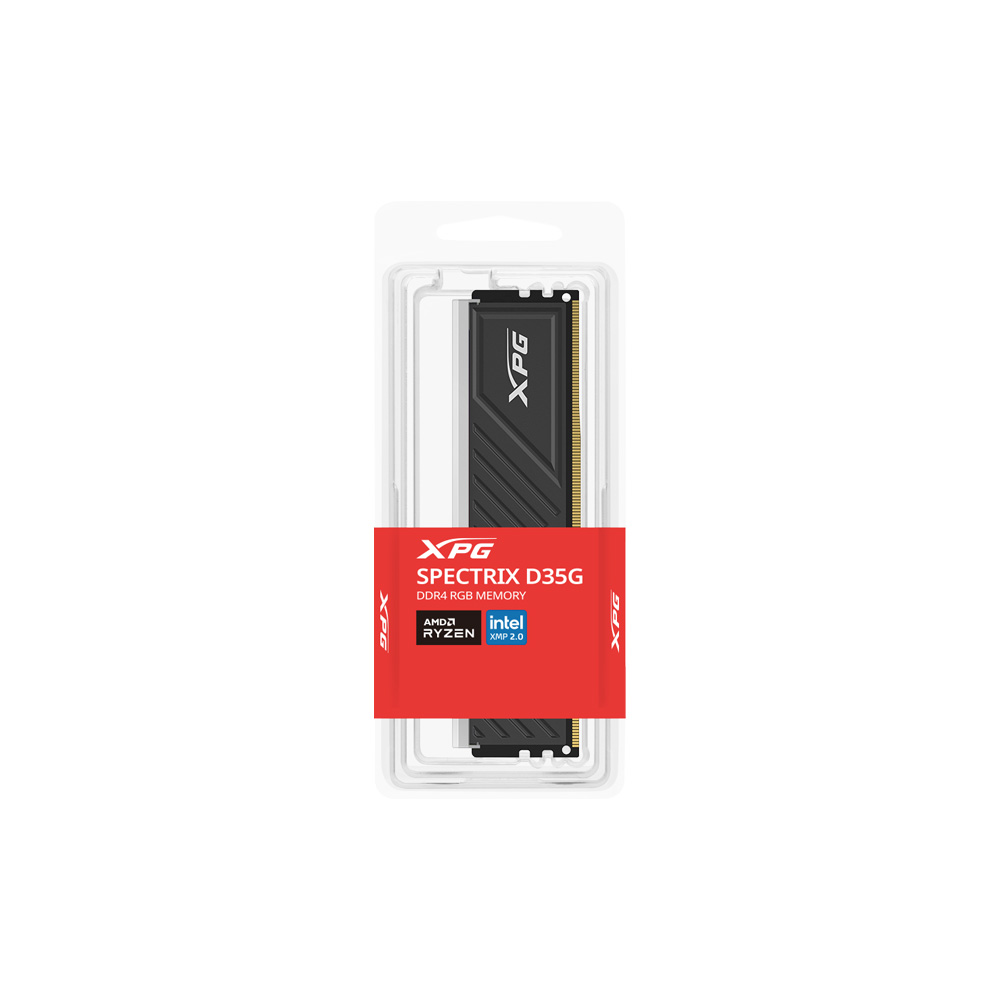 RAM ADATA XPG D35G UDIMM 16GB DDR4 RGB 3200MHZ BLACK