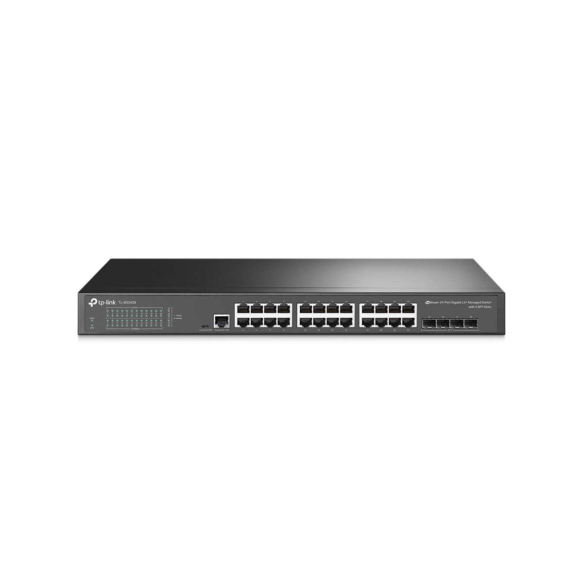 SWITCH TP LINK TL SG3428 24 PUERTOS GIGABIT L2   4 RANURAS SFP   INTEGRACION OMADA   RACK