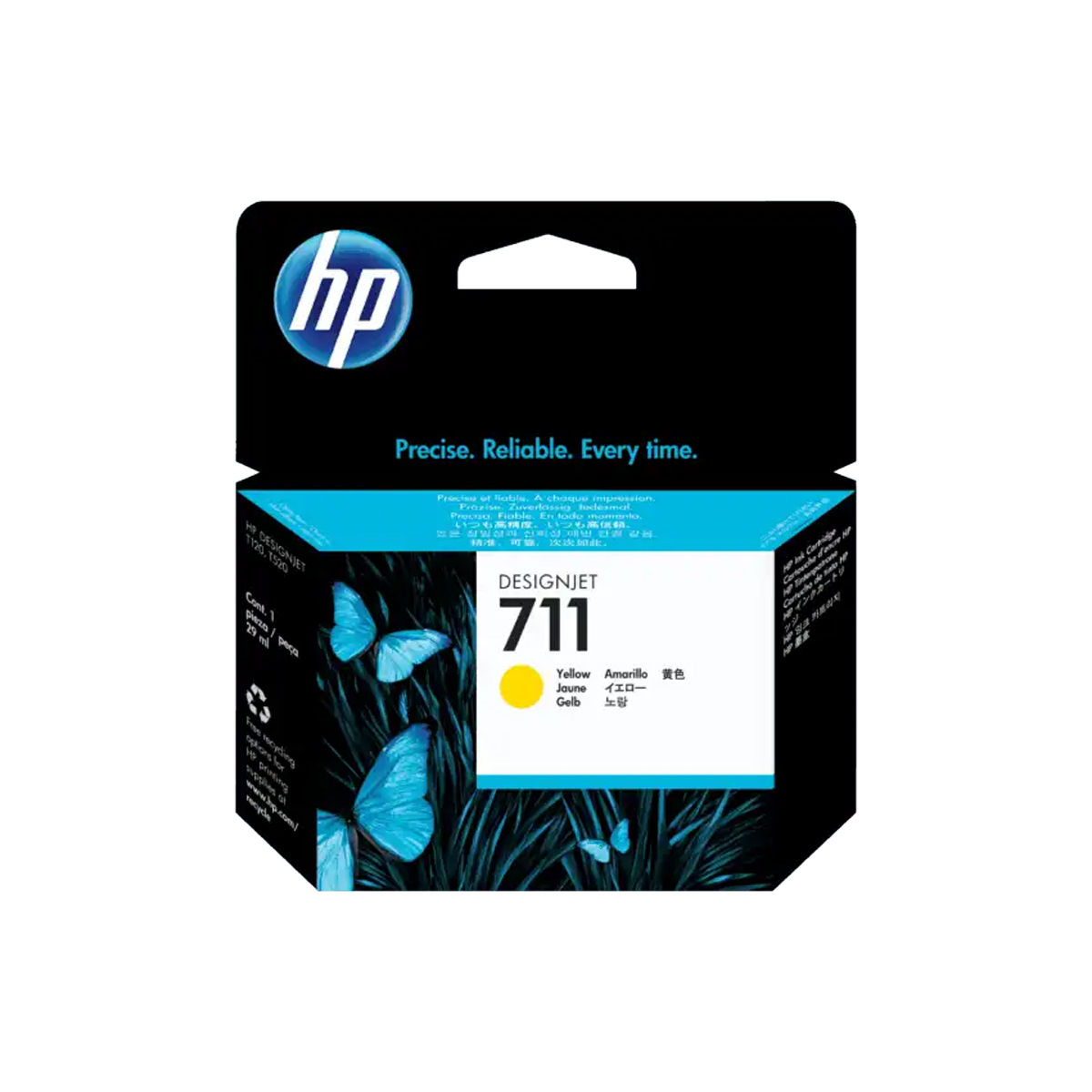 TINTA HPINC 711 AMARILLO 120 520 29ML CZ132A