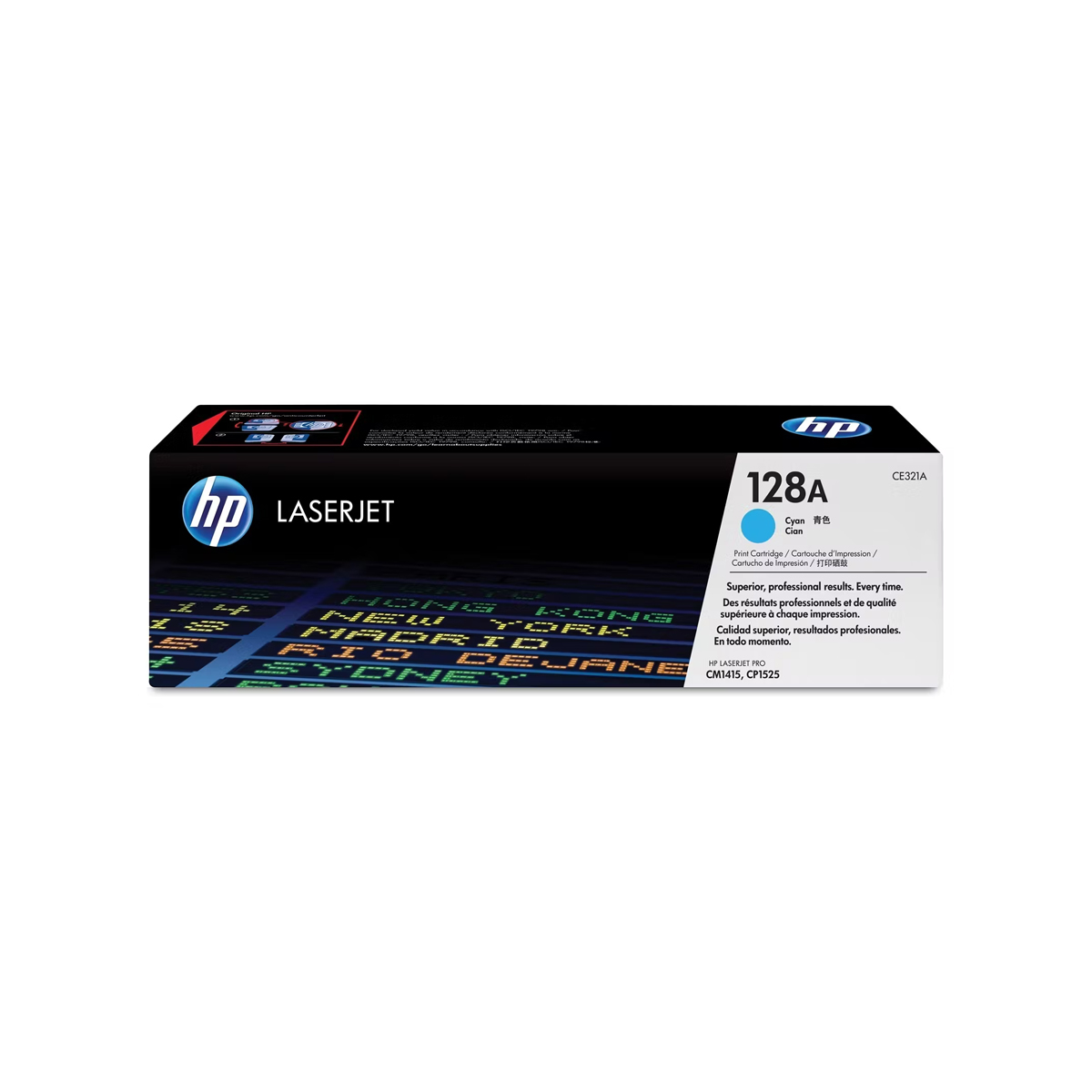 TONER HPINC 128A CYAN LASERJET CP1525 CM1415 1300 PAG CE321A