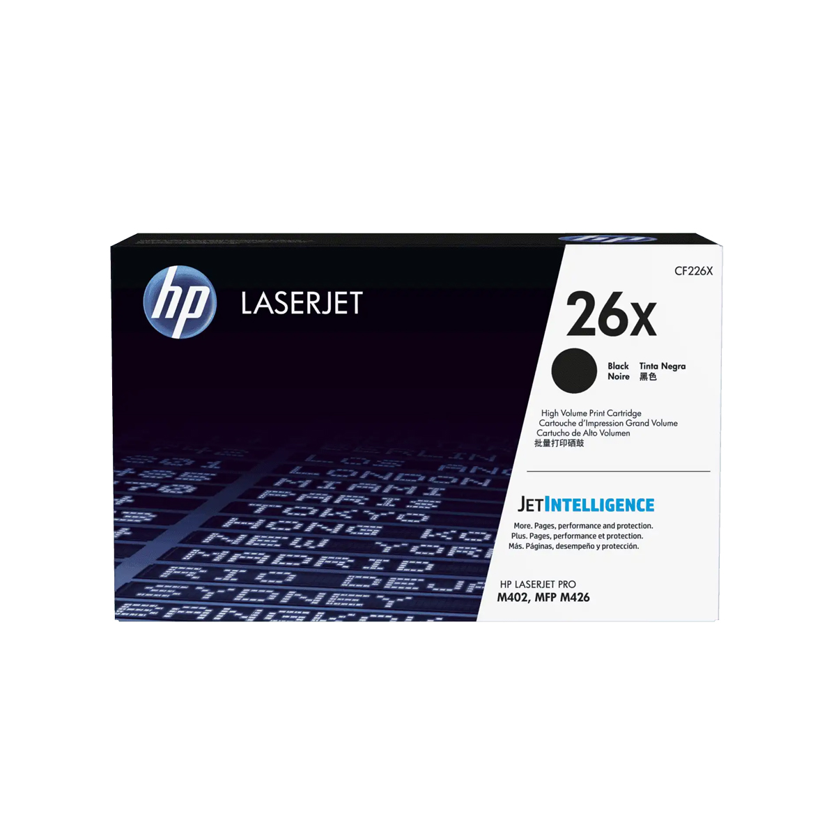 TONER HPINC 26X NEGRO LASERJET 402 426 9000 PAG CF226X