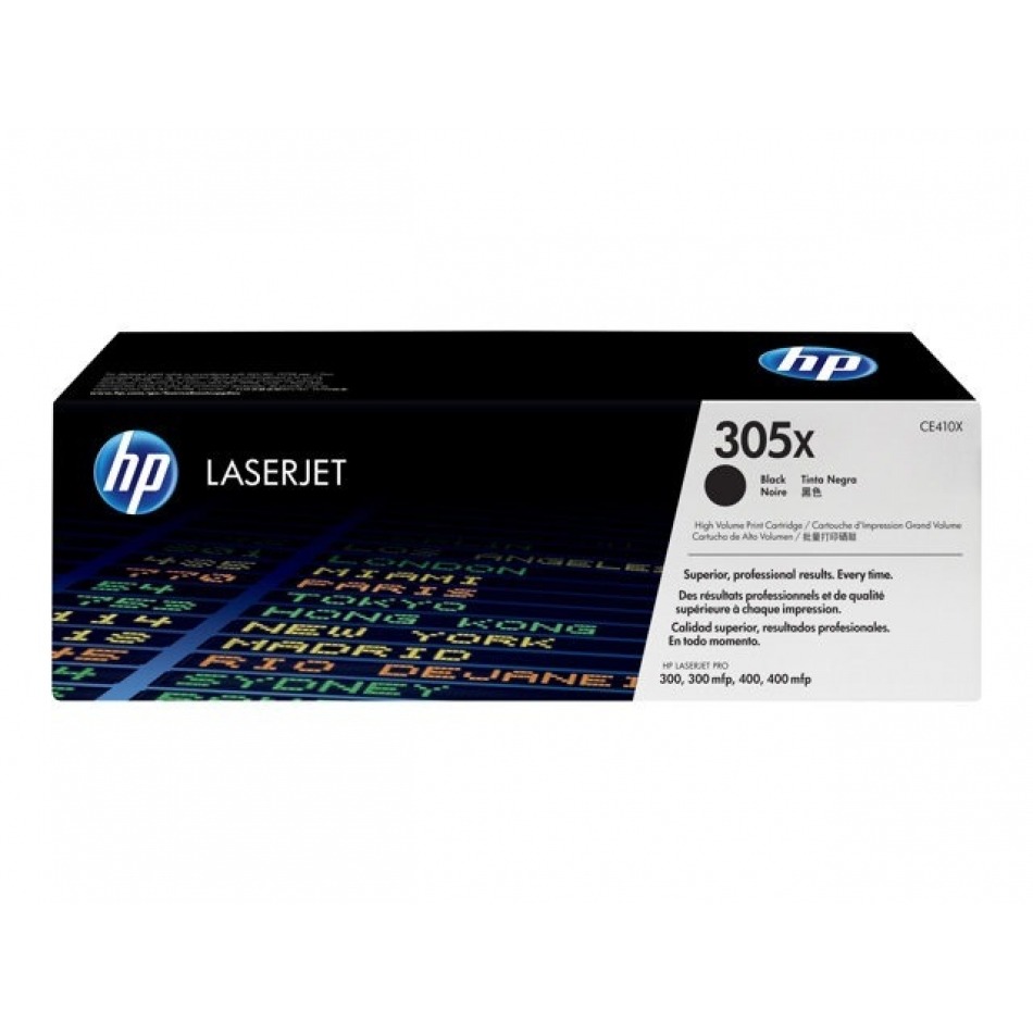 TONER HPINC 305X NEGRO LASERJET 375 475 4000 PAG CE410X