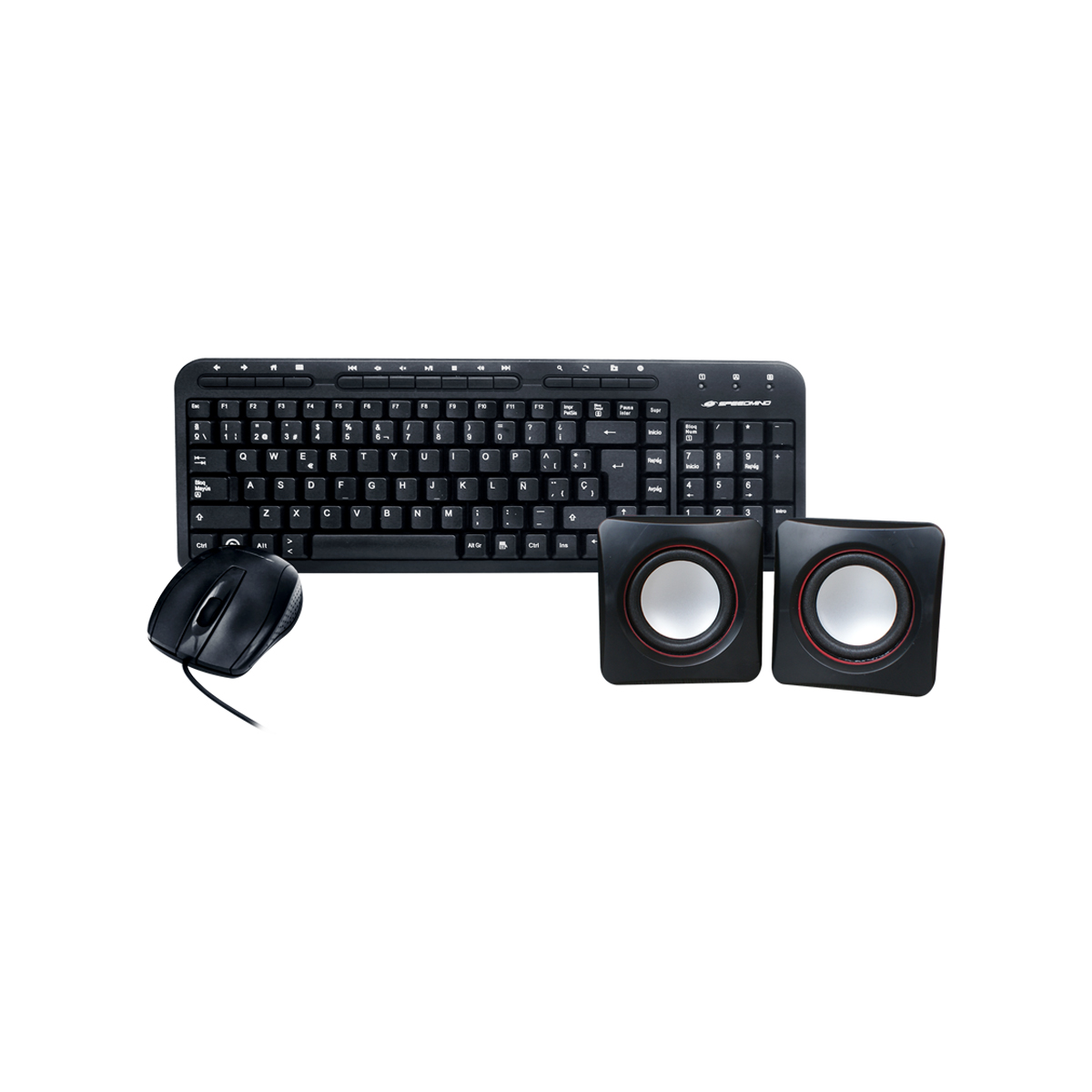 COMBO SPEEDMIND K3N102  MOUSE TECLADO PARLANTE USB