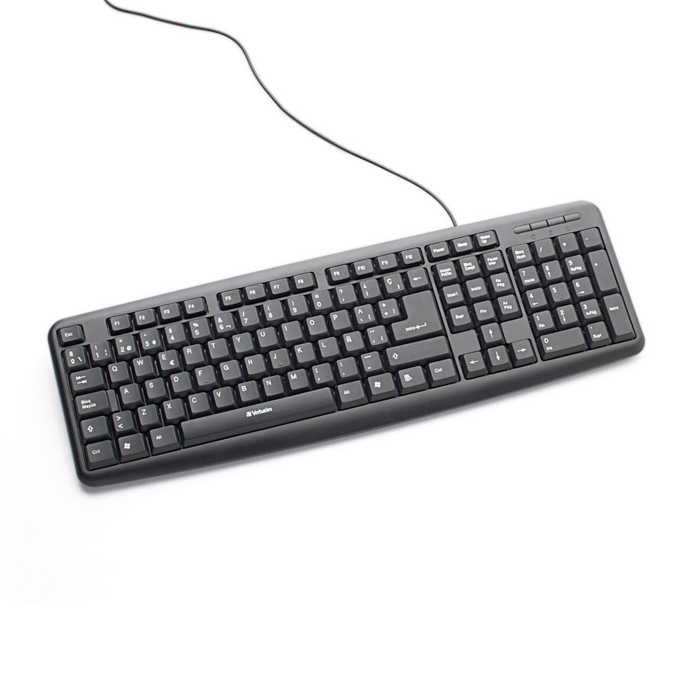 COMBO VERBATIM 98111 TECLADO Y MOUSE USB NEGRO