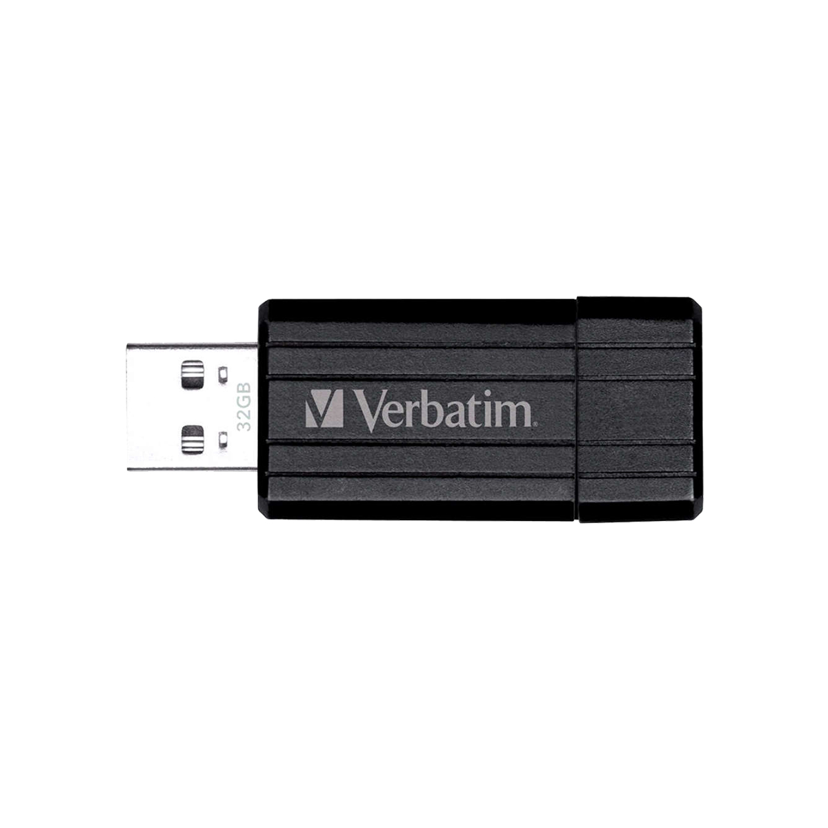 FLASHMEMORY VERBATIM 32GB PINSTRIPE NEGRO USB