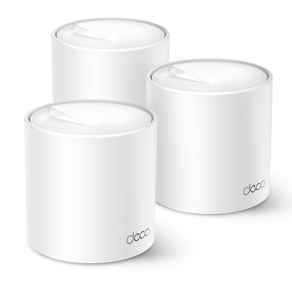 ROUTER TP LINK DECO X50  3 PACK  SISTEMA WIFI DE MALLA AX3000 WIFI 6 HOMESHIELD CONTROL DE VOZ