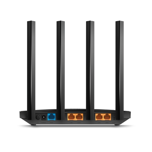 ROUTER TP LINK ARCHER C80 AC1900  4 ANT   4 PTOS  GE  WI FI 802 11AC WAVE2  1300 600 MBPS  MU MIMO 