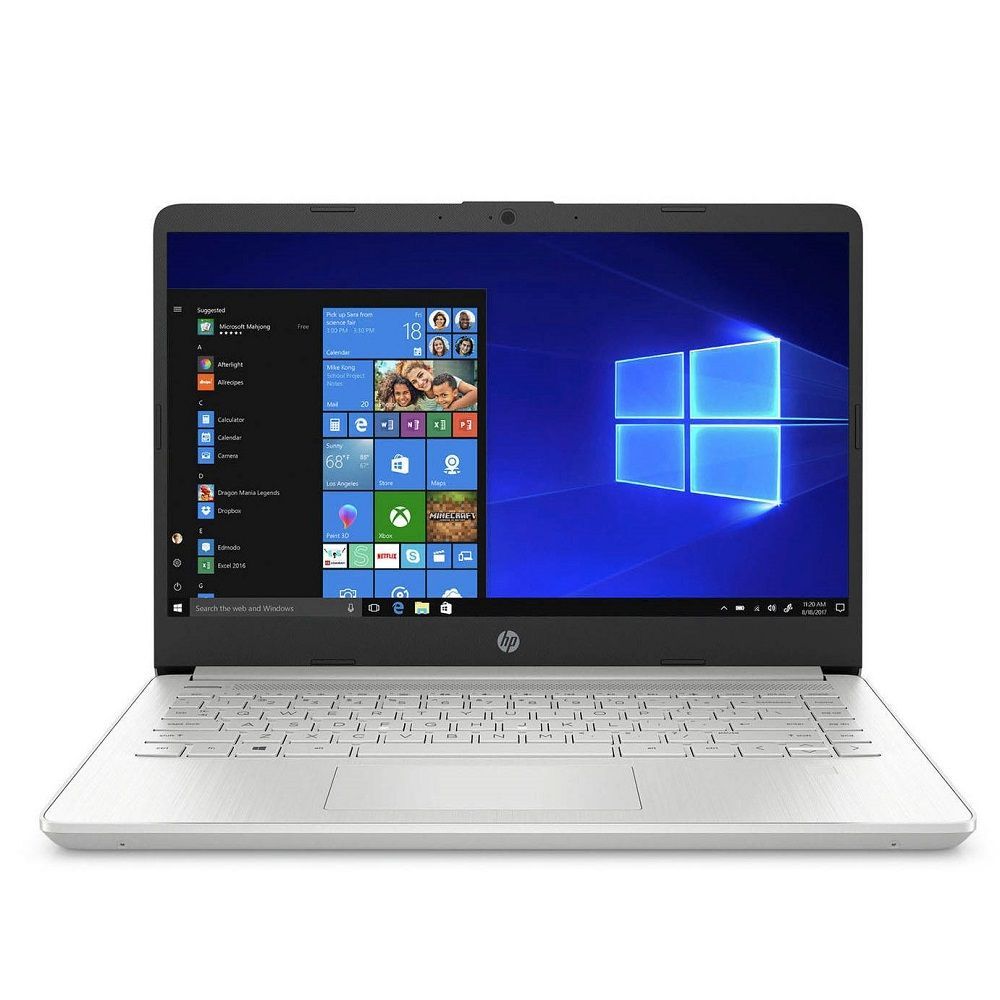 COMPUTADOR PORTATIL HP 14 DQ0002DX INTEL CELERON N4020 4GB RAM 64GB DISCO  PAN 14 HD  WIN10 WHITE