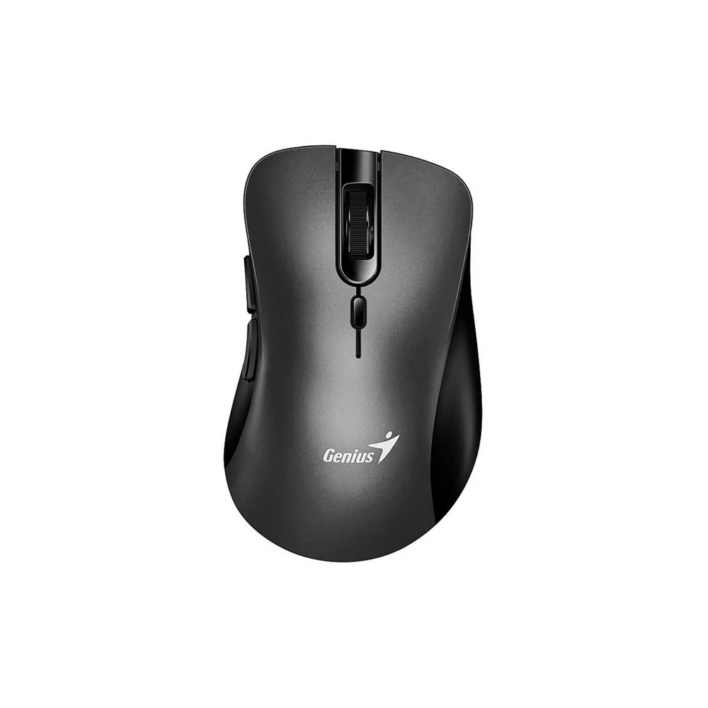 MOUSE GENIUS ERGO 8100S WIRELESS  IRON GREY  SILENCIO  6 BOTONES  RF 2 4GHZ   PILA AA X 1