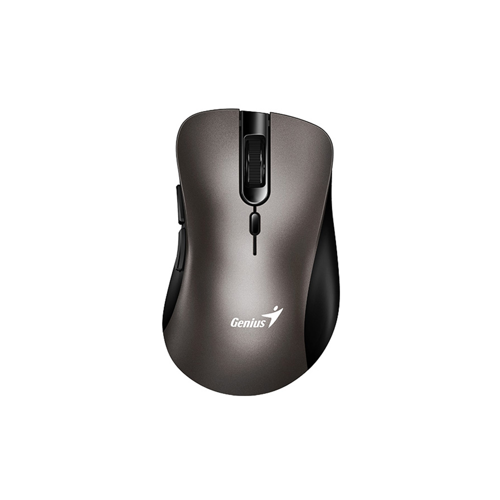 MOUSE GENIUS ERGO 8100S WIRELESS  CHAMPAGNE TITANIUM  SILENCIO  6 BOTONES  RF 2 4GHZ   PILA AA X 1