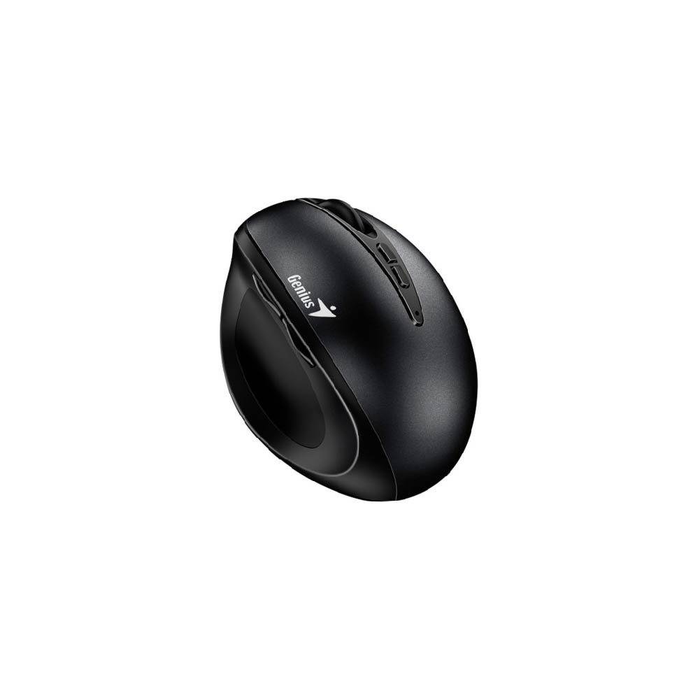 MOUSE GENIUS WIRELESS ERGO 8300 NEGRO  VERTICAL   SILENCIO   7 BOTONES  RF 2 4GHZ   PILA AA X 1