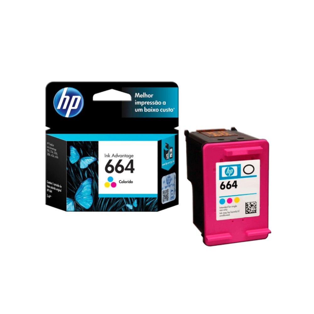 TINTA HPINC 664 TRI COLOR ADV2135 100 PAG F6V28AL