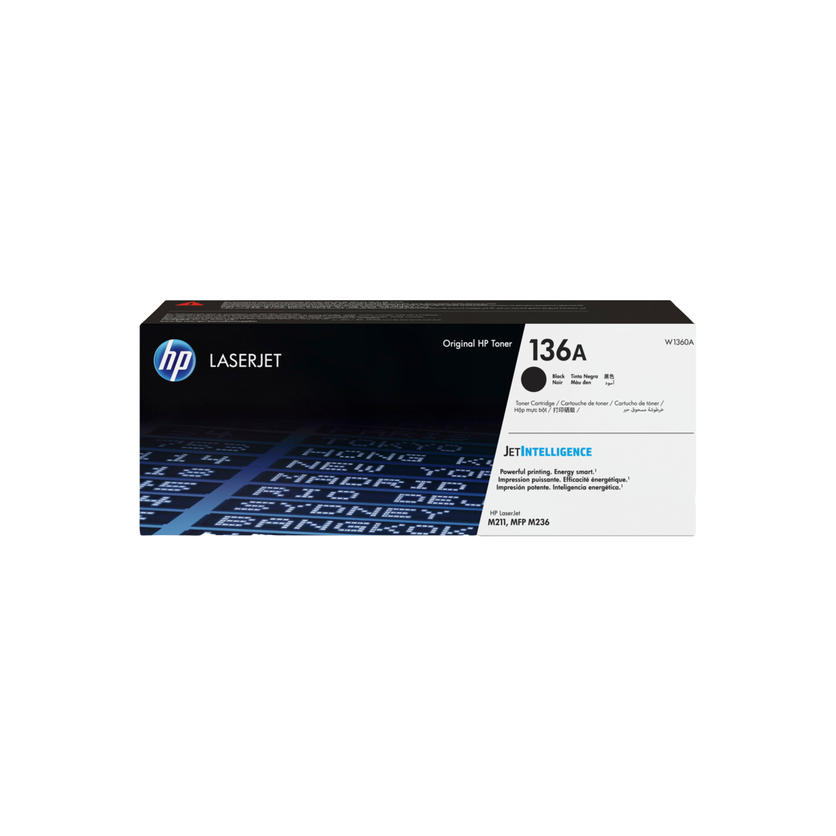 TONER HPINC 136A NEGRO LASERJET M208 209 211 232 233 234 236 1150 PAG W1360A