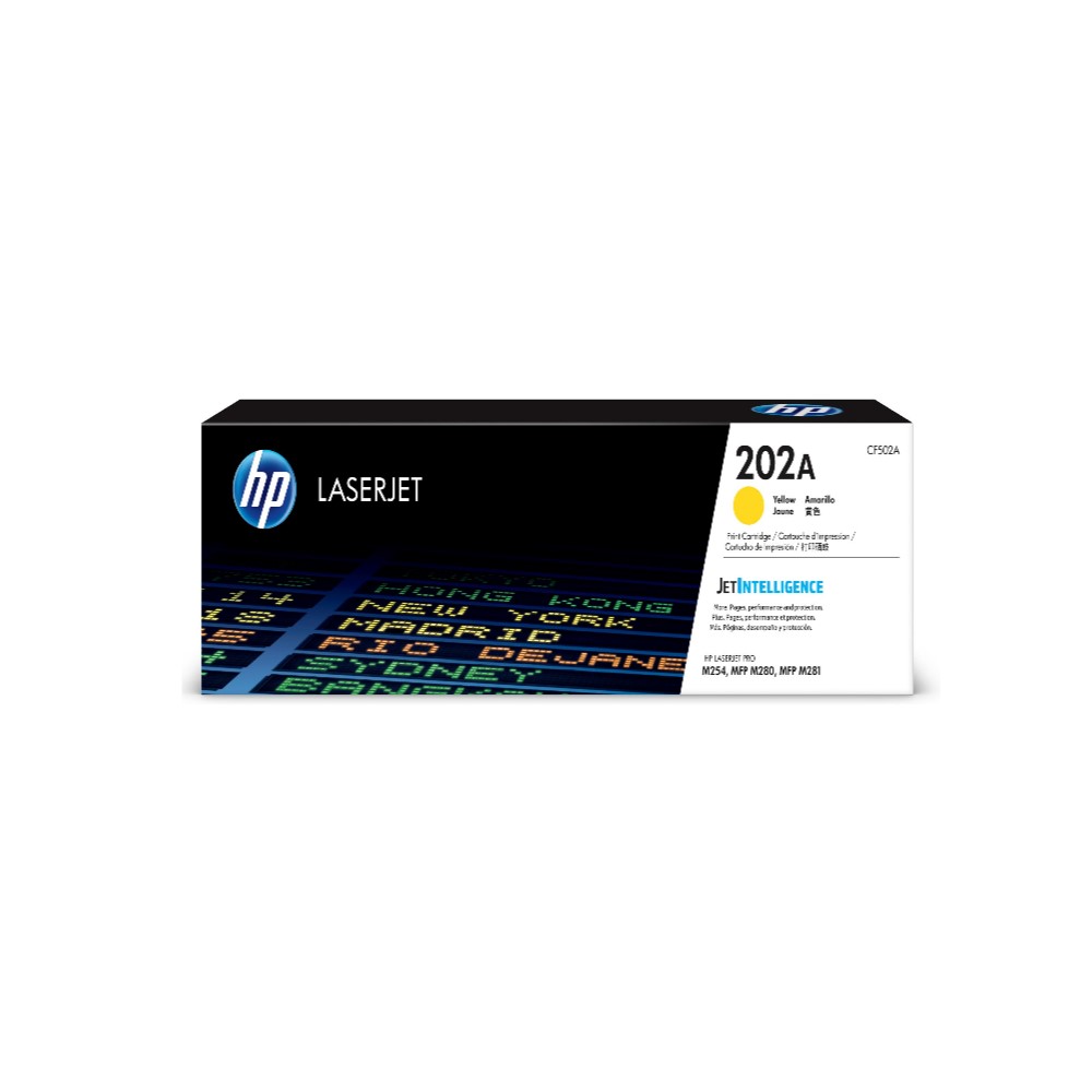 TONER HPINC 202A AMARILLO LASERJET M254DWD M281FDW 1300 PAG CF502A