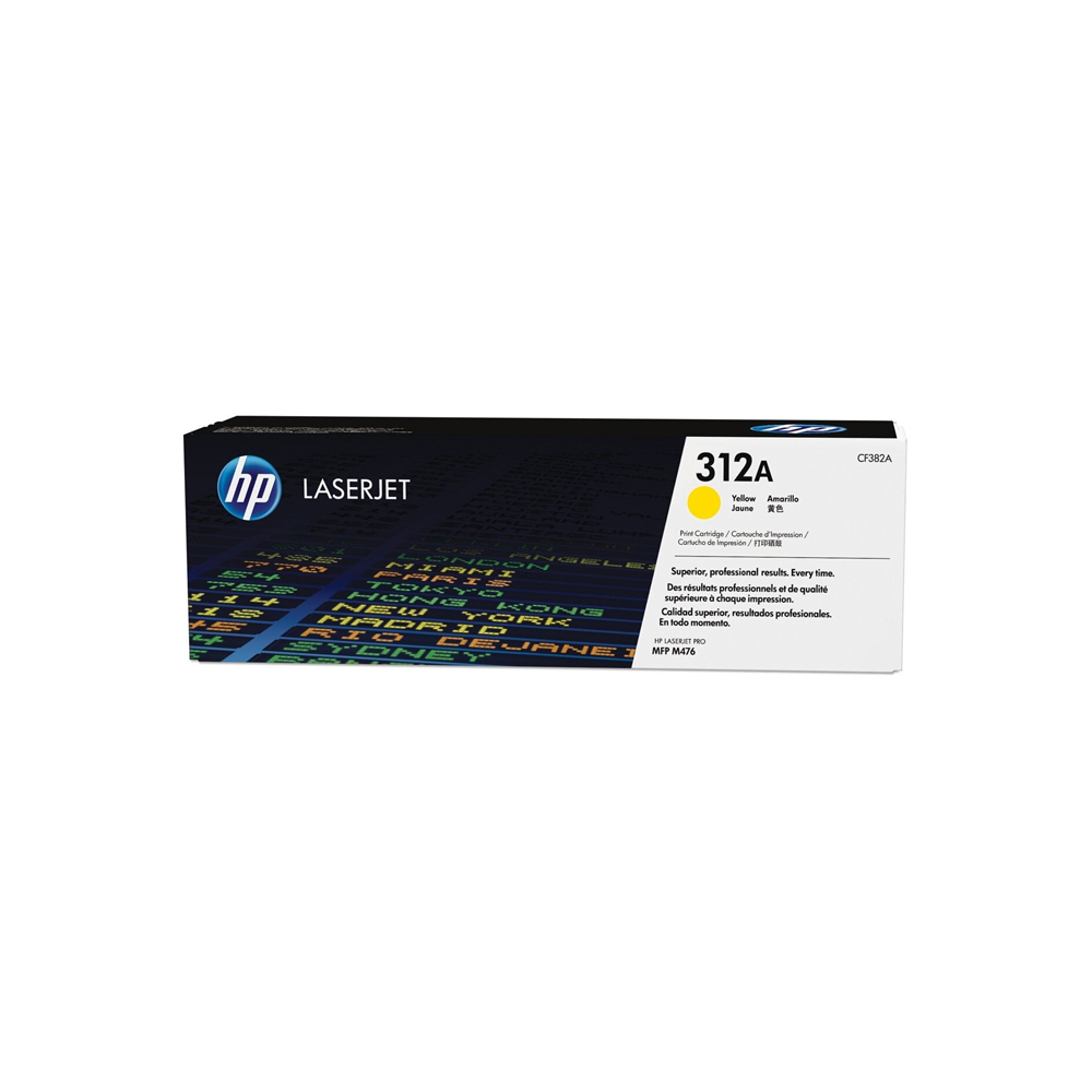 TONER HPINC 312A AMARILLO LASERJET M476N D W 2700 PAG CF382A