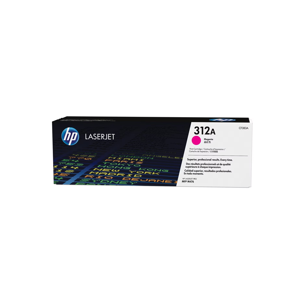 TONER HPINC 312A MAGENTA LASERJET M476N D W 2700 PAG CF383A