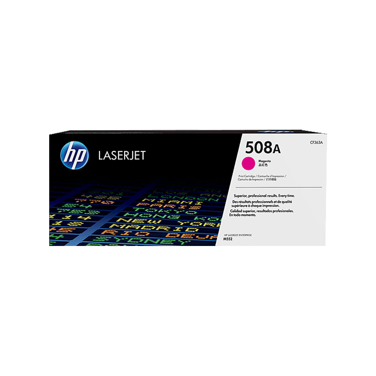 TONER HPINC 508 MAGENTA LASERJET M553 577 5000 PAG CF363A