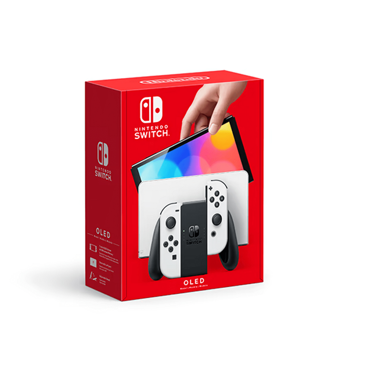 CONSOLA DE JUEGO NINTENDO SWITCH  OLED  7 PULG CON JOY CON 64 GB ALM COLOR  WHITE