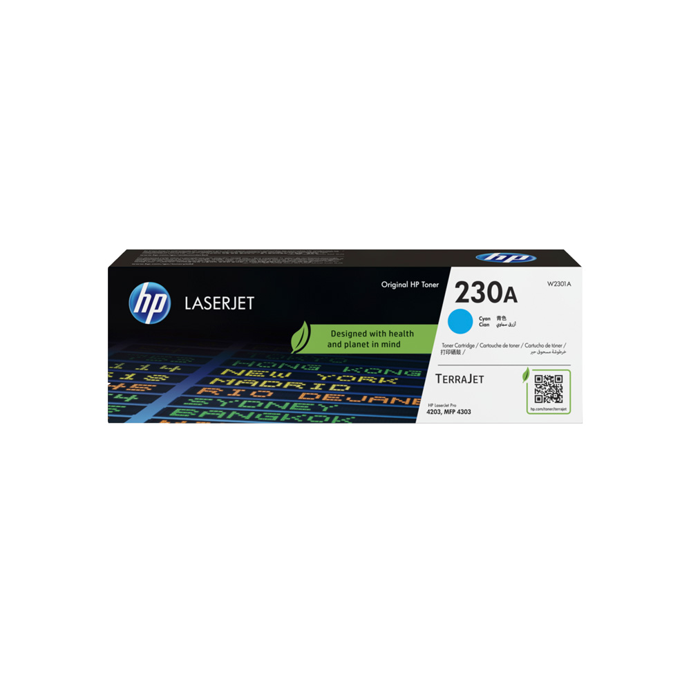 CONSUMIBLE HPINC TONER HPINC 230A CYAN LASERJET 4203 4303 2000 PAG W2301A
