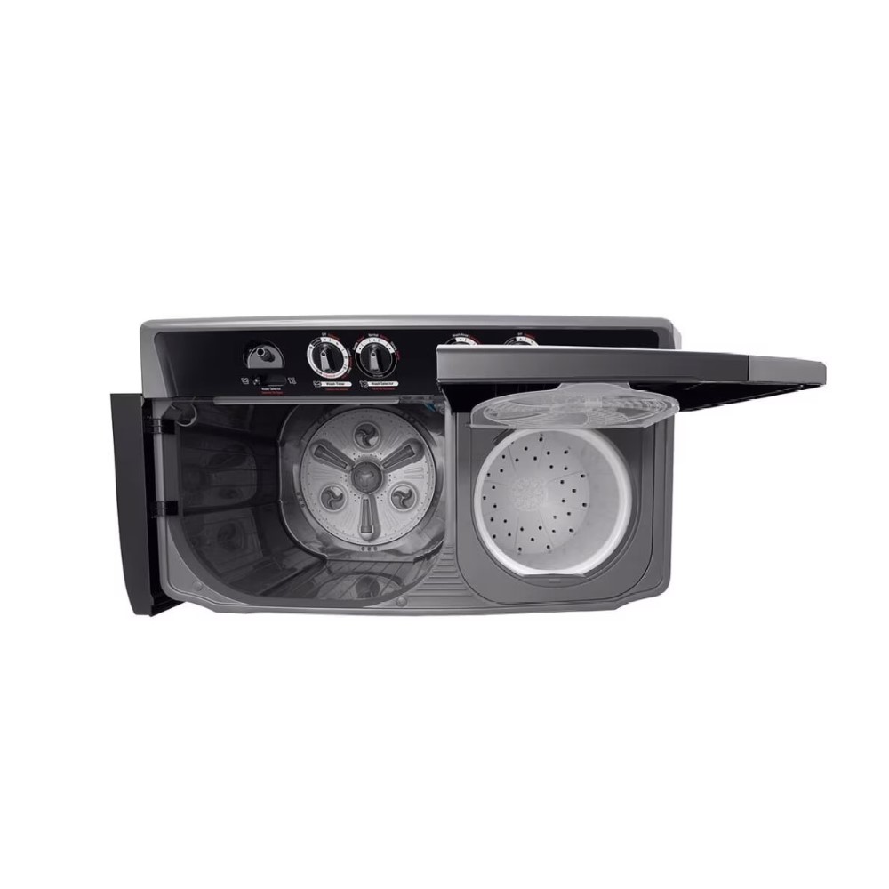 LAVADORA LG WP15MAR 15KG CARGA SUPERIOR DOBLE TINA CON SISTEMA ROLLER JET NEGRA