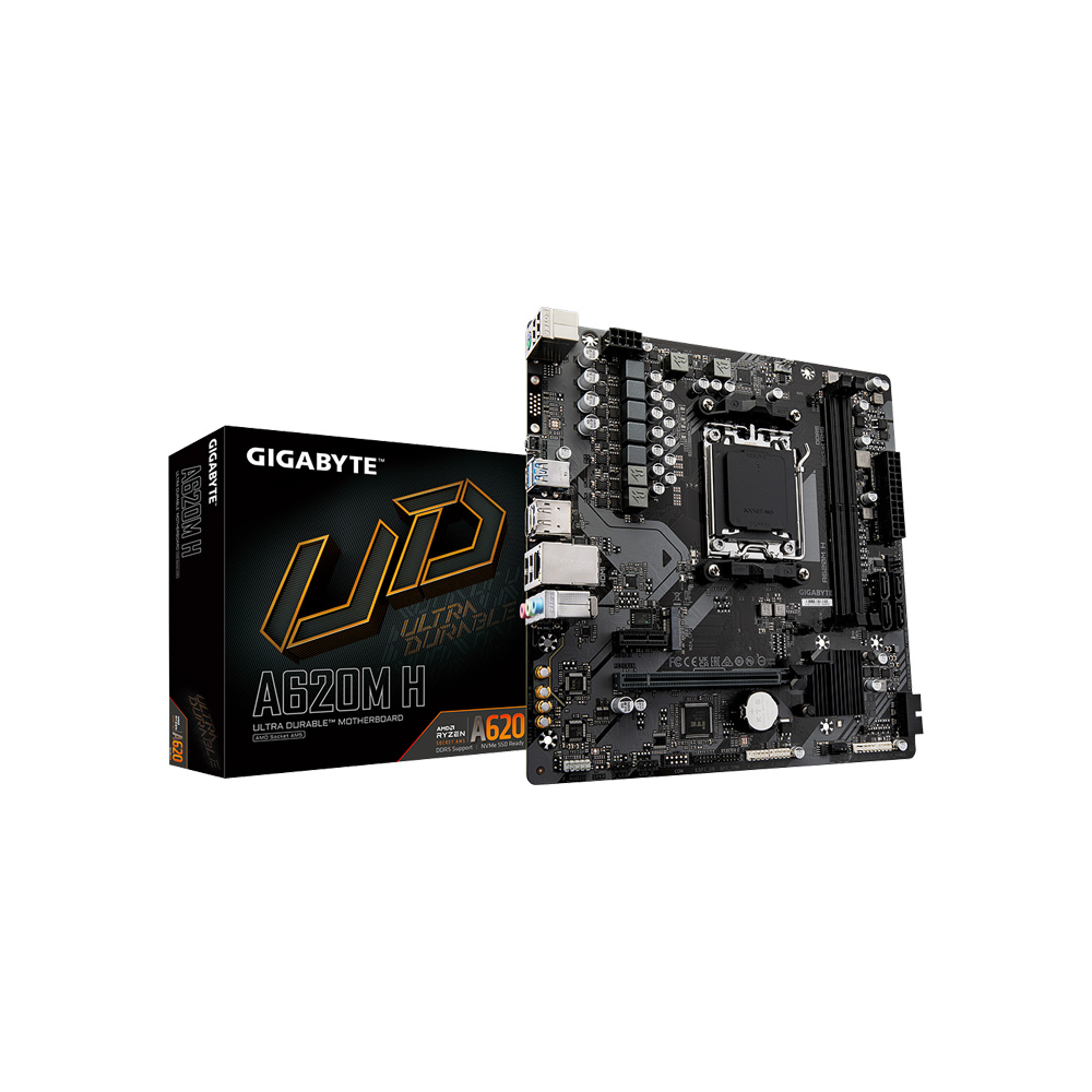 MAINBOARD GIGABYTE A620M H G10 AM5 DDR5 HDMI USB RJ45