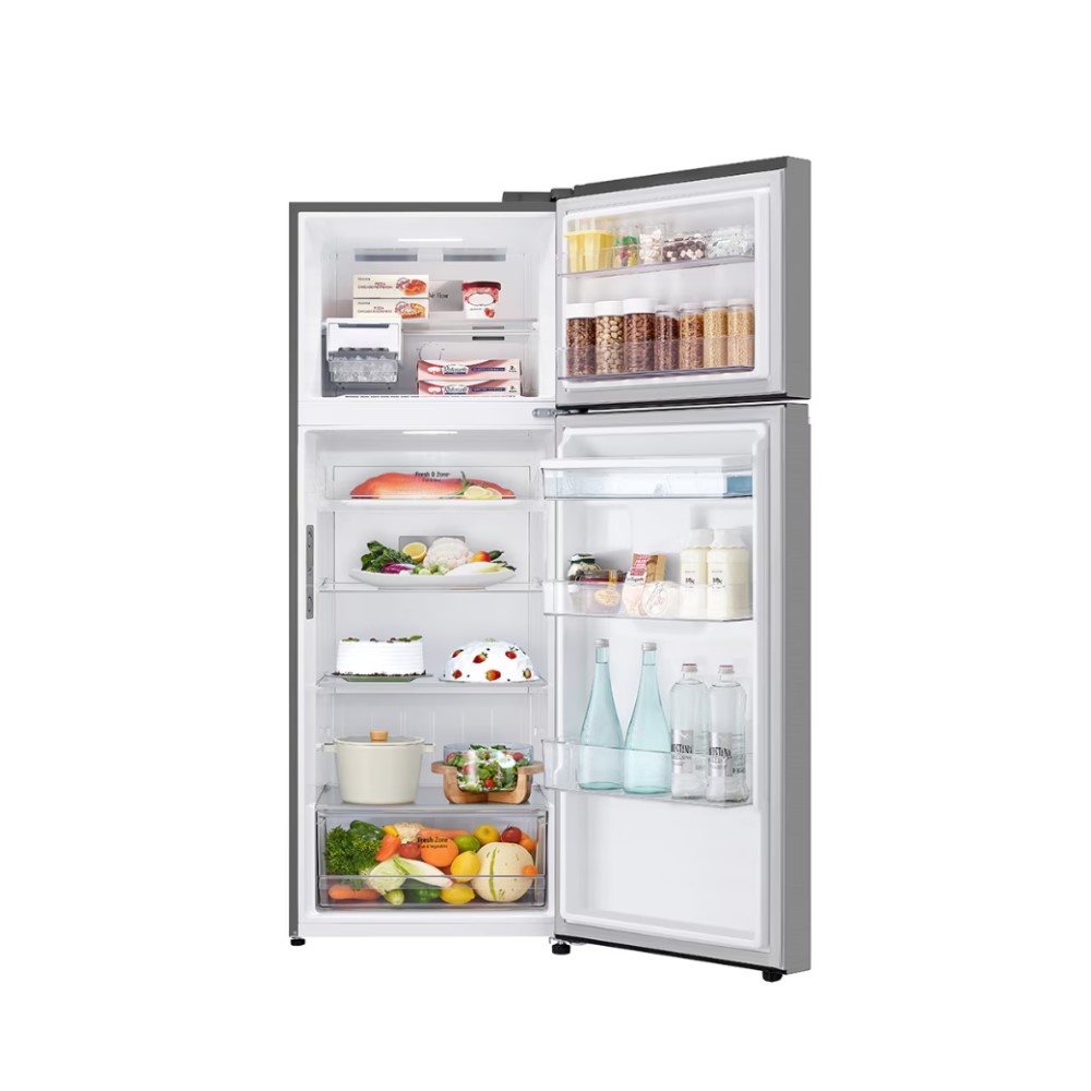 REFRIGERADORA LG VT48SPYC TOP FREEZER 491 LITROS DISPENSADOR INVERTER SILVER