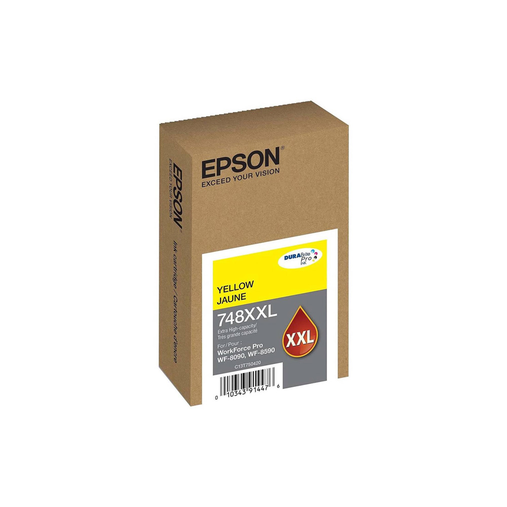 TINTA EPSON T748XXL AMARILLO WF6090 6590 7000 PAG T748XXL420 AL