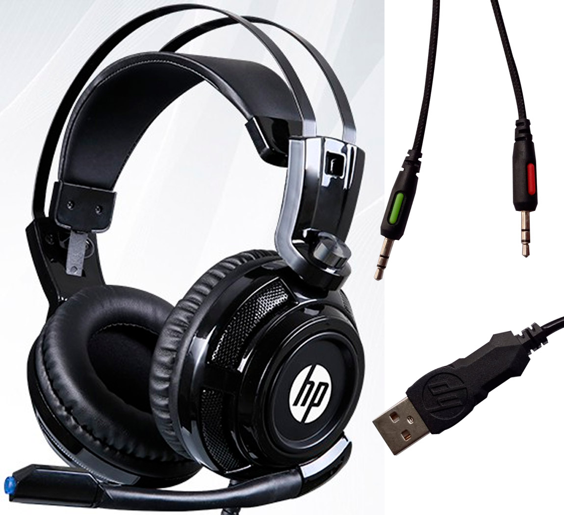 Hp Headset Gaming Audífonos Con Micrófono Para Pc Control Volumen