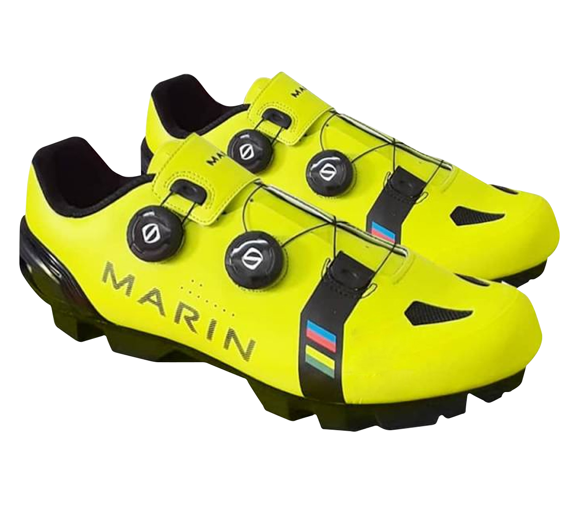 Marin Zapatos de Ciclismo MTB Amarillo Talla 44
