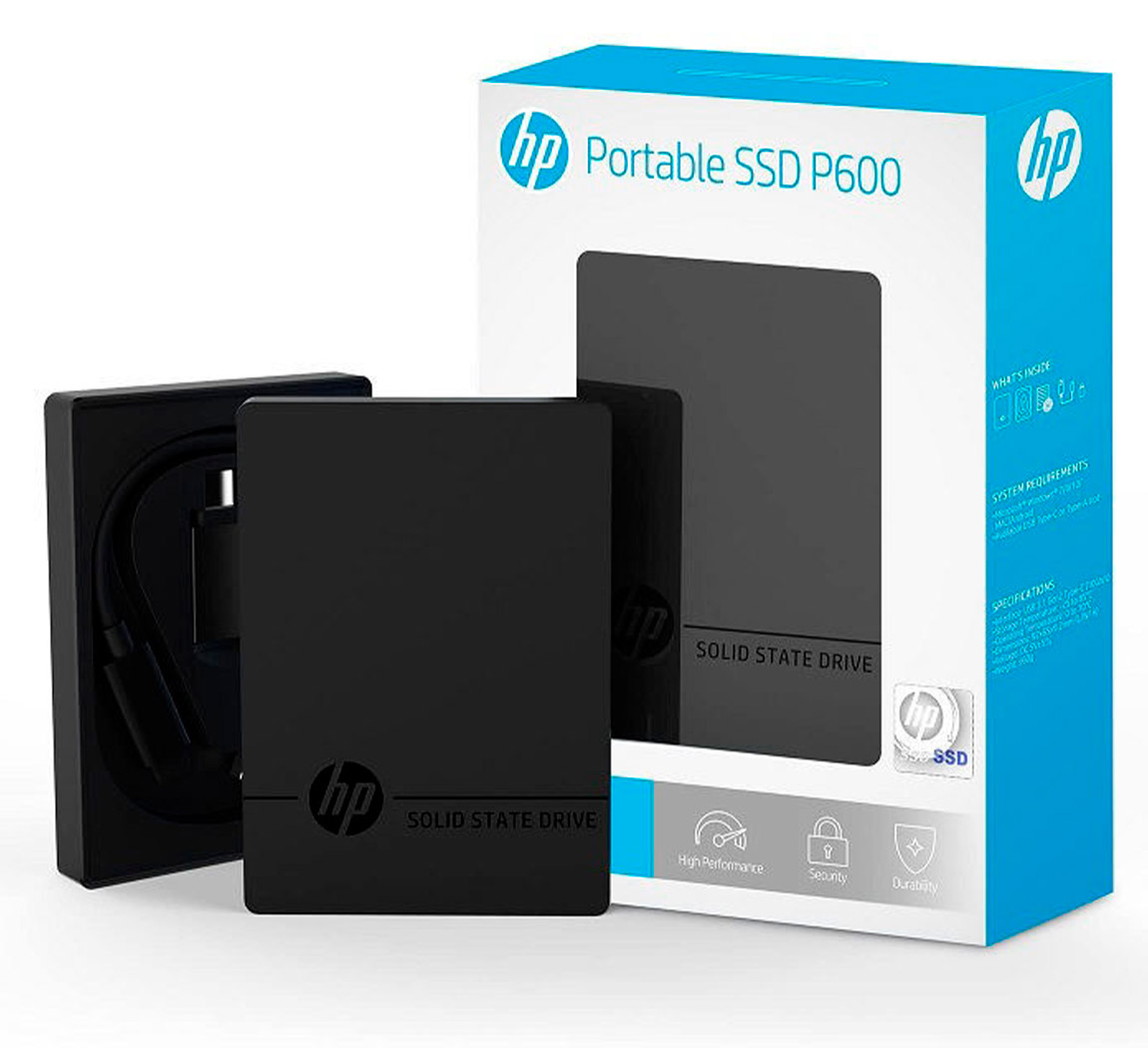 Hp Disco Duro Externo SSD 250gb Gen2 Tipo-c Usb 3.1 Win Mac
