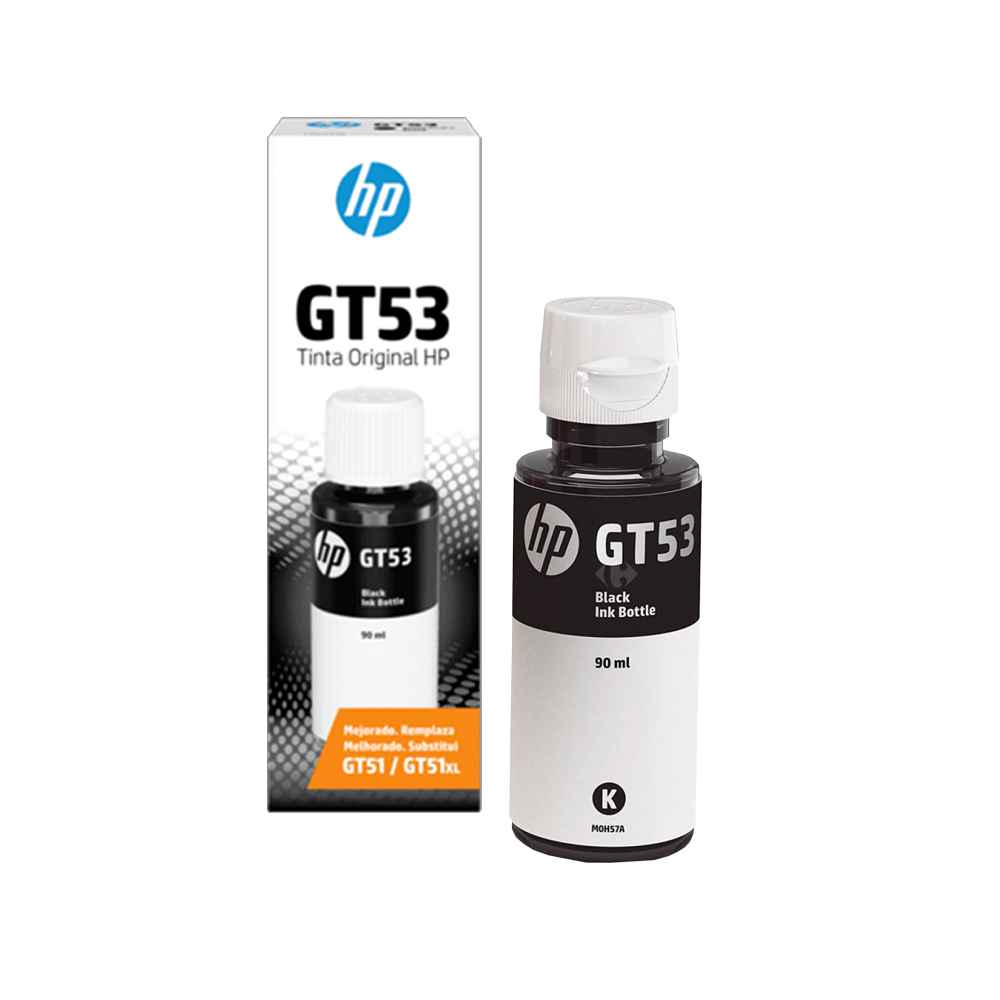 BOTELLA DE TINTA HP GT53 NEGRA