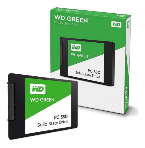 DISCO DURO SOLIDO WESTERN DIGITAL 240GB SATA 3 2.5 GREEN