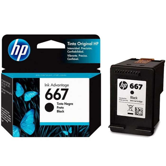 TINTA HP 667 NEGRO