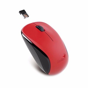 MOUSE GENIUS ECO8100 WIRELESS RECARGABLE ROJO