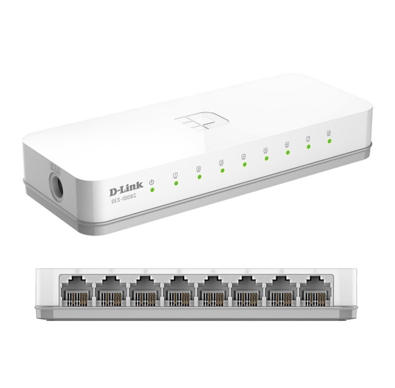 SWITCH DLIMNK 8 PUERTOS DES1008C 10-100 RJ45