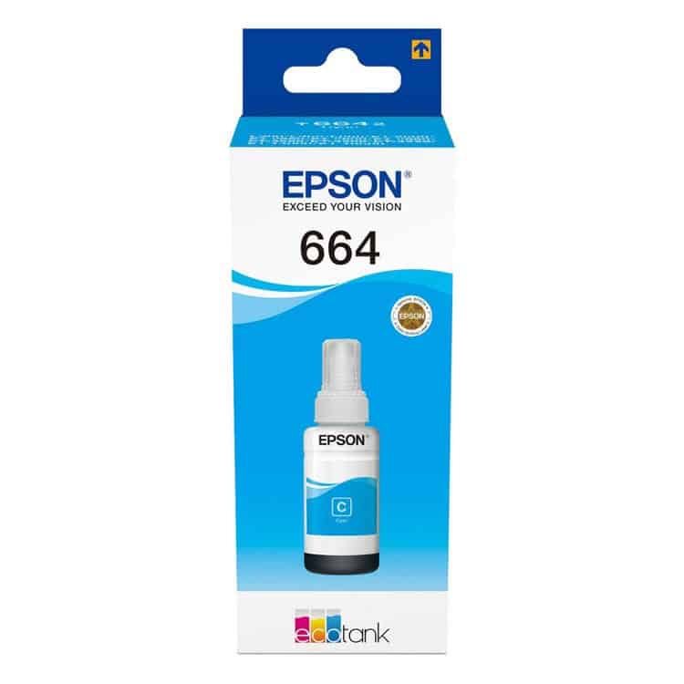 BOTELLA DE TINTA EPSON L200 CYAN T664220