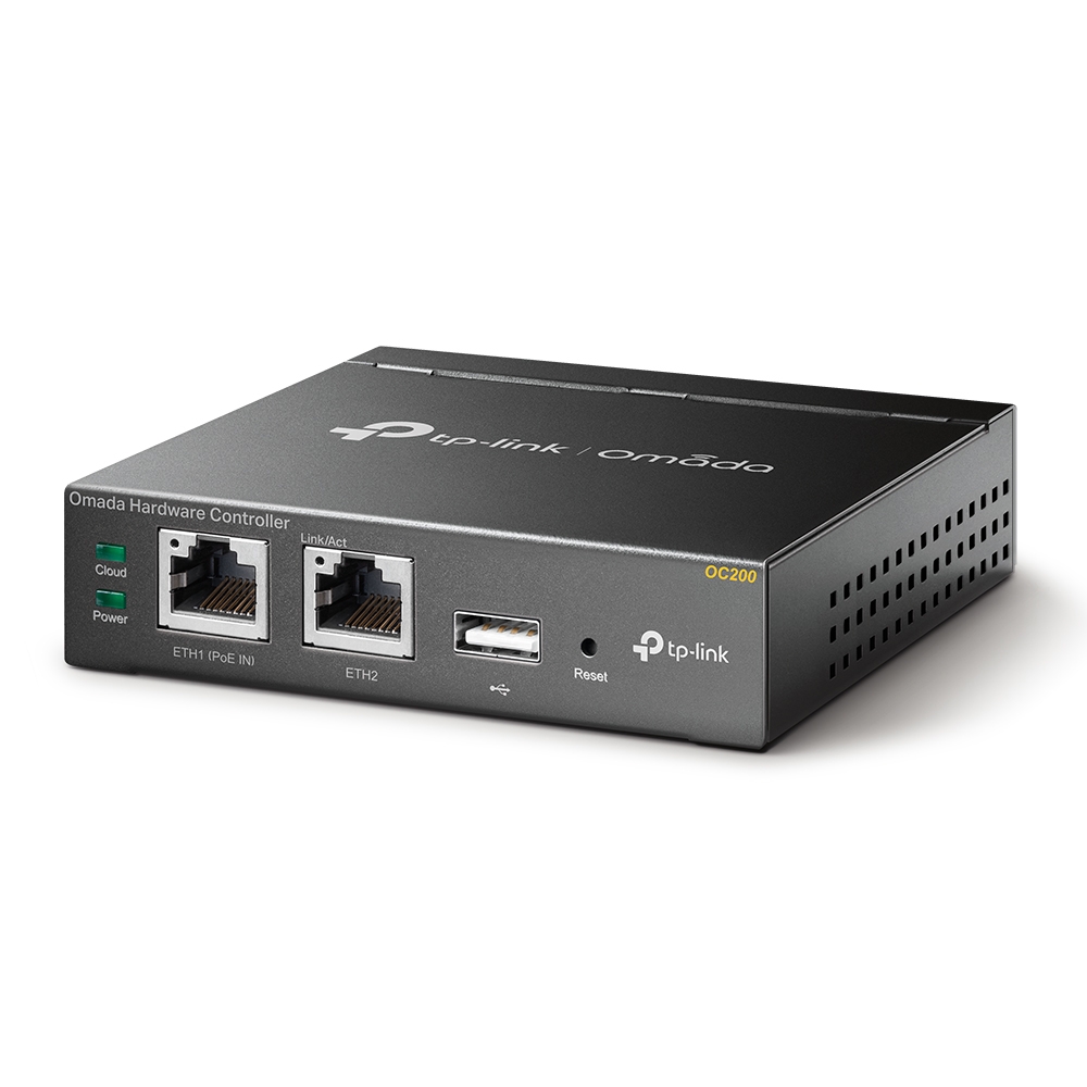 CONTROLADOR CLOUD TP LINK OMADA OC200  CENTRALIZED MANAGEMENT FOR OMADA EAPS  MARVELL  2 FAST ETHER