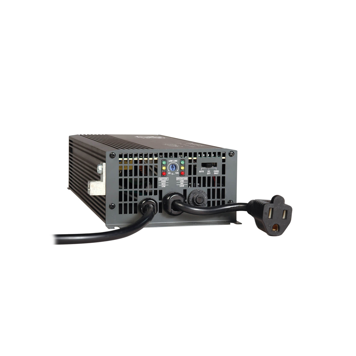 INVERSOR CARGADOR APS TRIPP LITE APS1250 POWERVERTER   1250W   12VCC 120V    2 SALIDAS NEMA 5 15R