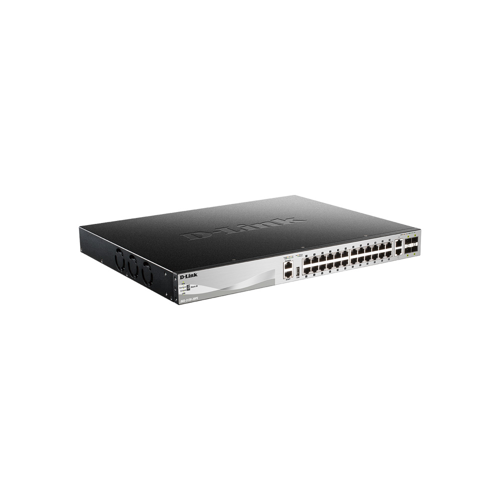 SWITCHES DLINK SWITCH DLINK ADMINISTRABLE L3   DGS‑3130PS   24X10 100 1000BASE T POE  2X10GBASE T