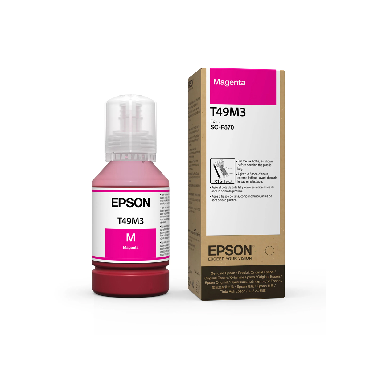 TINTA EPSON T49M3 MAGENTA ULTRACHROME DS SC F570 142ML T49M320