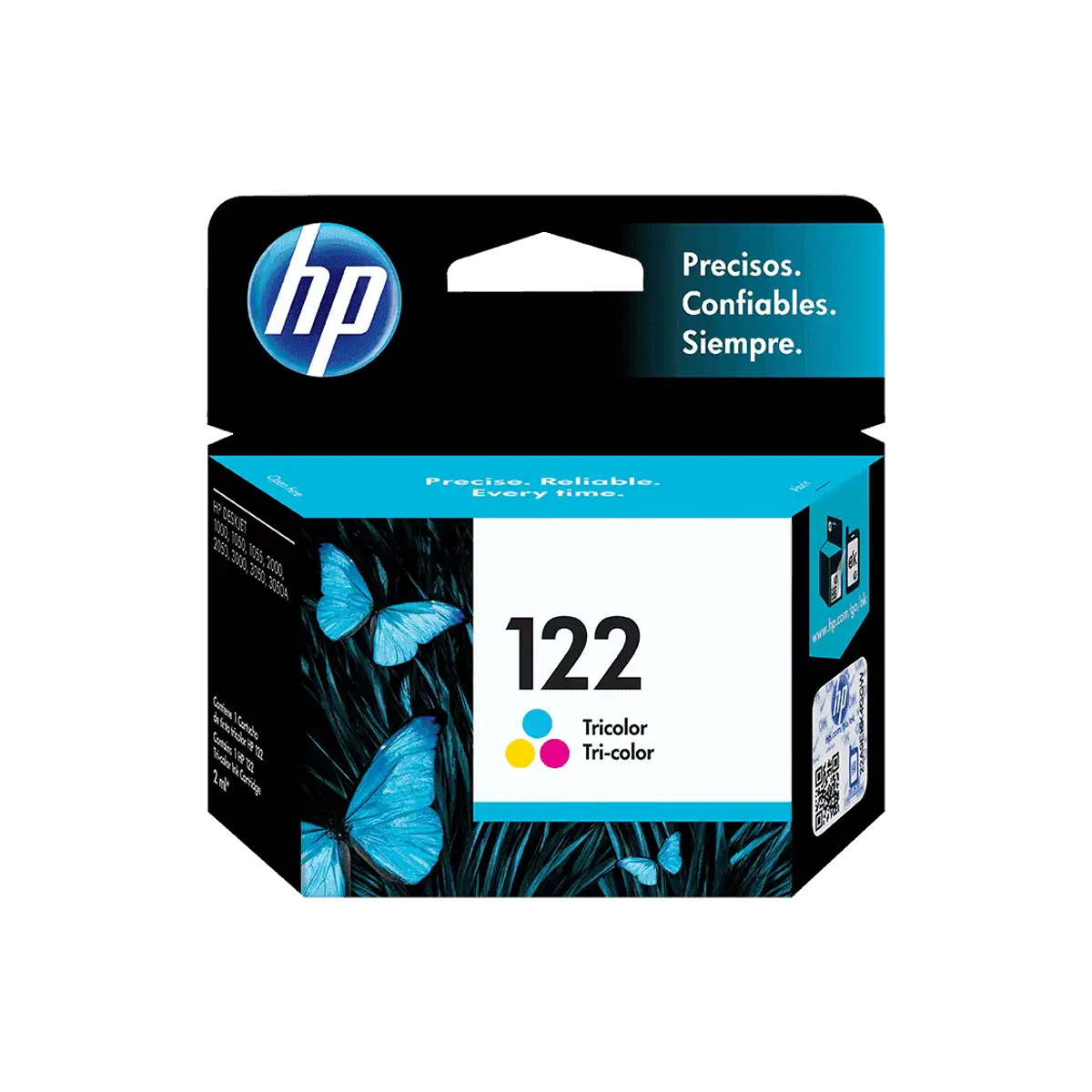 TINTA HPINC 122 TRI COLOR DJ 1000 2000 2050 3050 165 PAG CH562HL