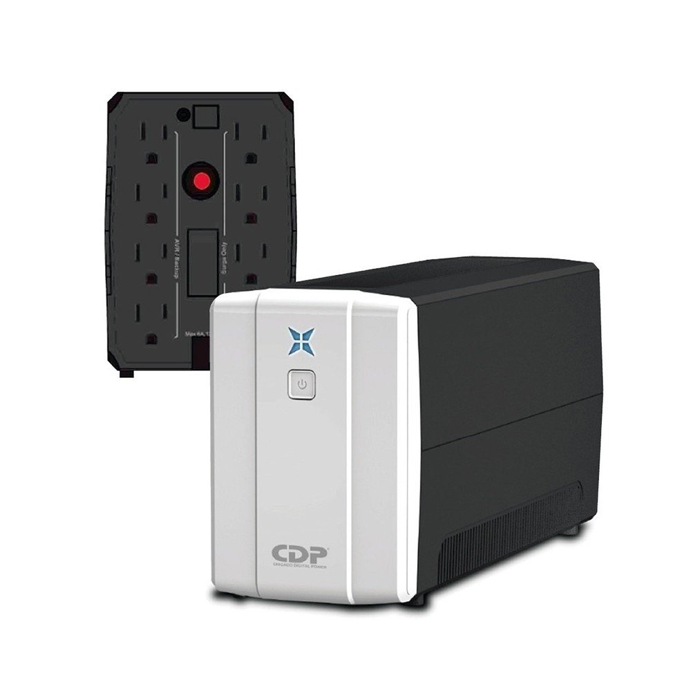 REGULADOR VOLTAJE CDP R2C AVR1008 1000VA  500W  E S 120V  8 SALIDAS