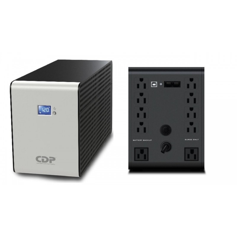 UPS INTERACTIVO SMART CDP R SMART1510  1500VA 900W E S 120V 6 SALIDAS SUP DE PICOS LCD