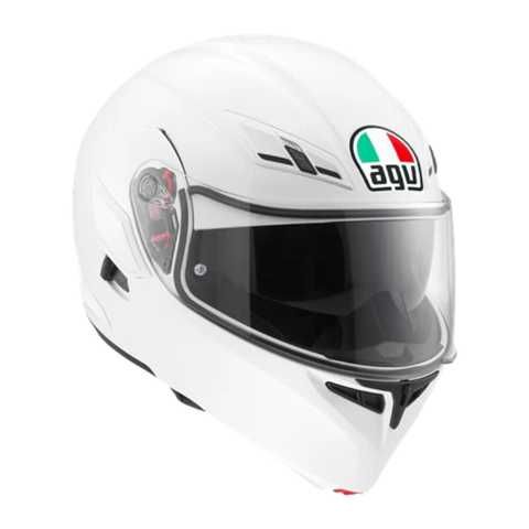 CASCO AGV ABATIBLE COMPACT ST E2205 SOLID WHITE MS