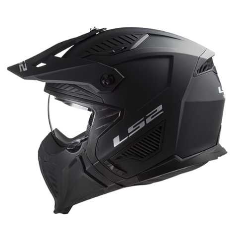 CASCO LS2 ABIERTO OF606 DRIFTER SOLID MATT BLACK L